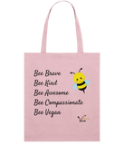 Bee Vegan Organic Tote Bag