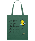 Bee Vegan Organic Tote Bag