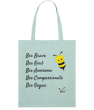 Bee Vegan Organic Tote Bag