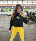 Womens Organic Cropped Hoodie