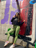 Womens Organic Cropped Hoodie