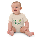 Organic Cotton Born Vegan Baby Bodysuit